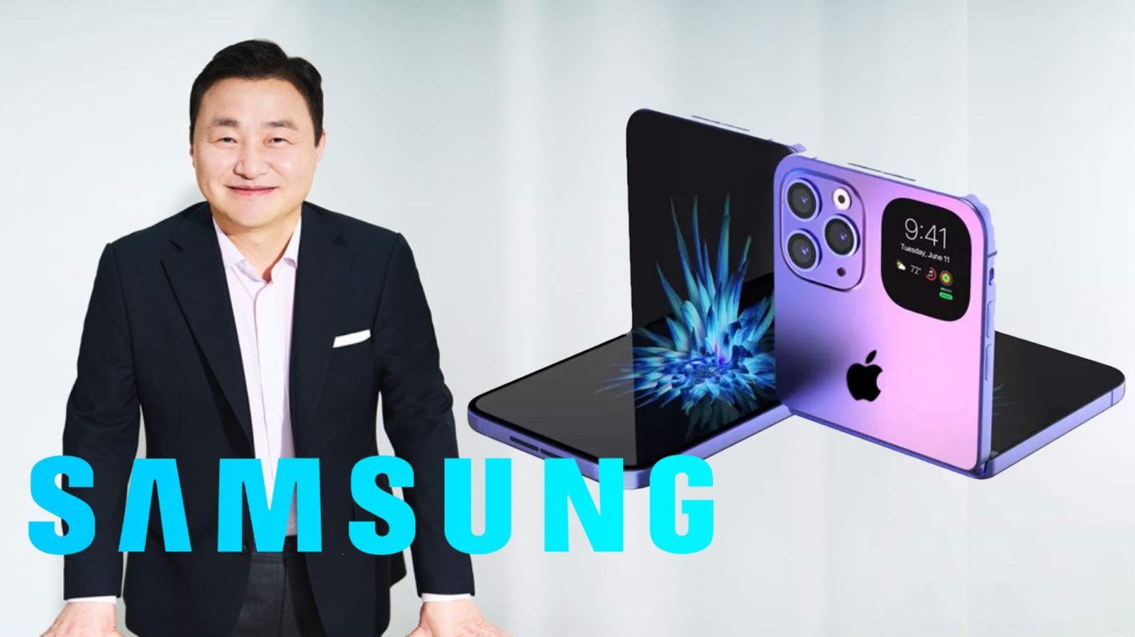 Samsung ens dóna una pista de com podria ser el primer iPhone plegable de la història