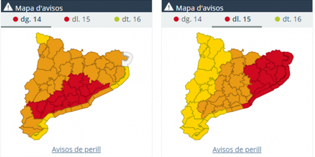 avisos meteocat leslie