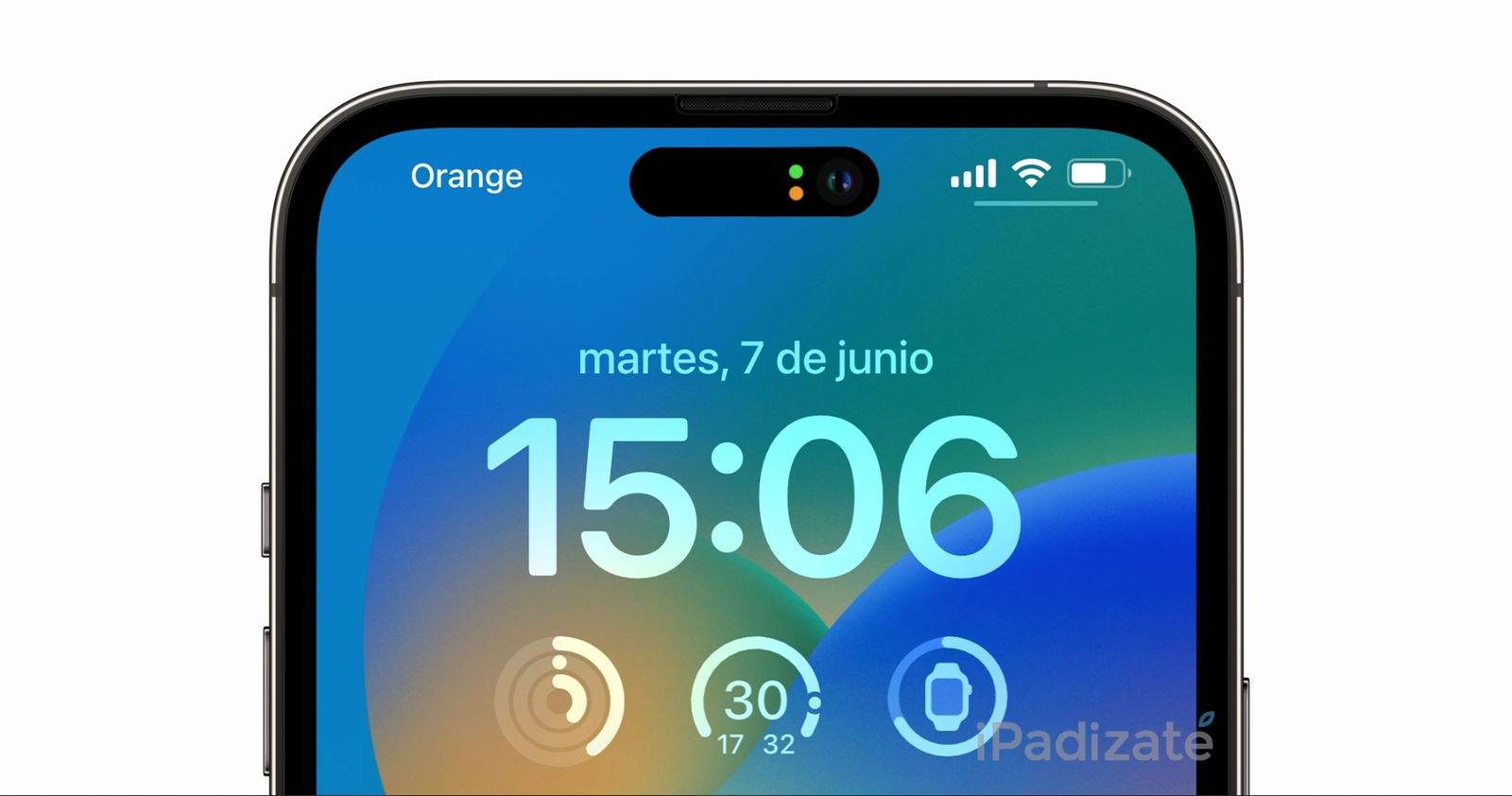 El diseño del iPhone 14 Pro será así, con indicadores en el agujero en pantalla