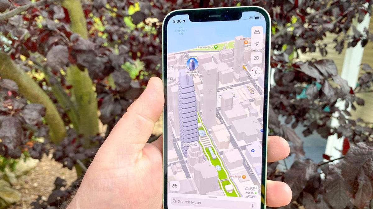 Com afegir parades a una ruta a Apple Maps