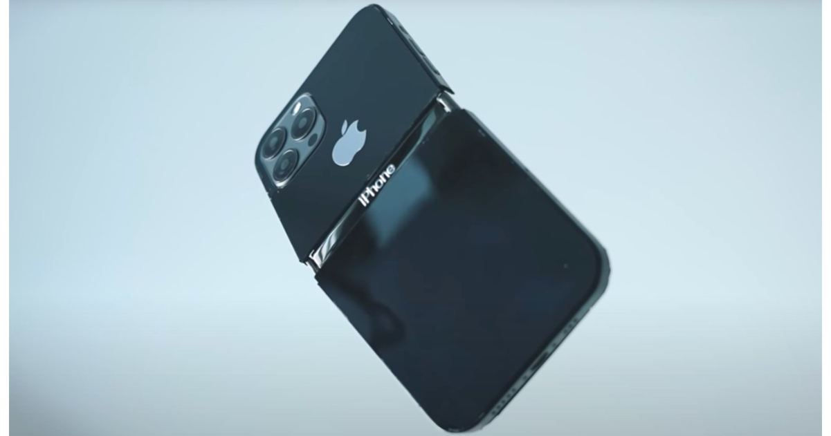 El iPhone plegable existe: este hombre lo ha creado a partir de un iPhone 13 Pro