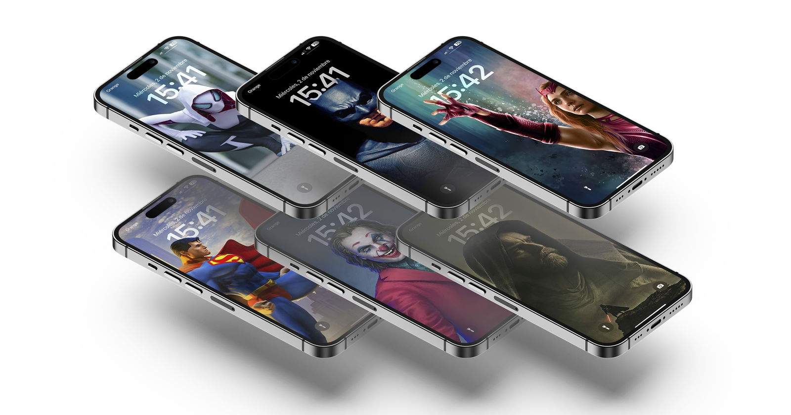 Los mejores wallpapers de superhéroes para tu iPhone con iOS 16