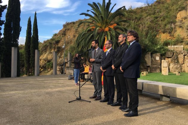 declaració institucional Mesa Parlament Companys   Carlota Camps