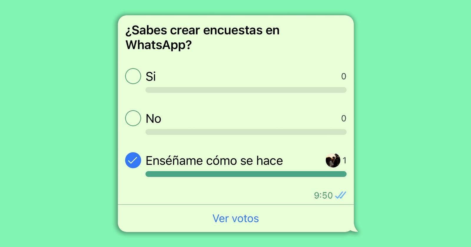 ¿Cómo crear una encuesta en WhatsApp?
