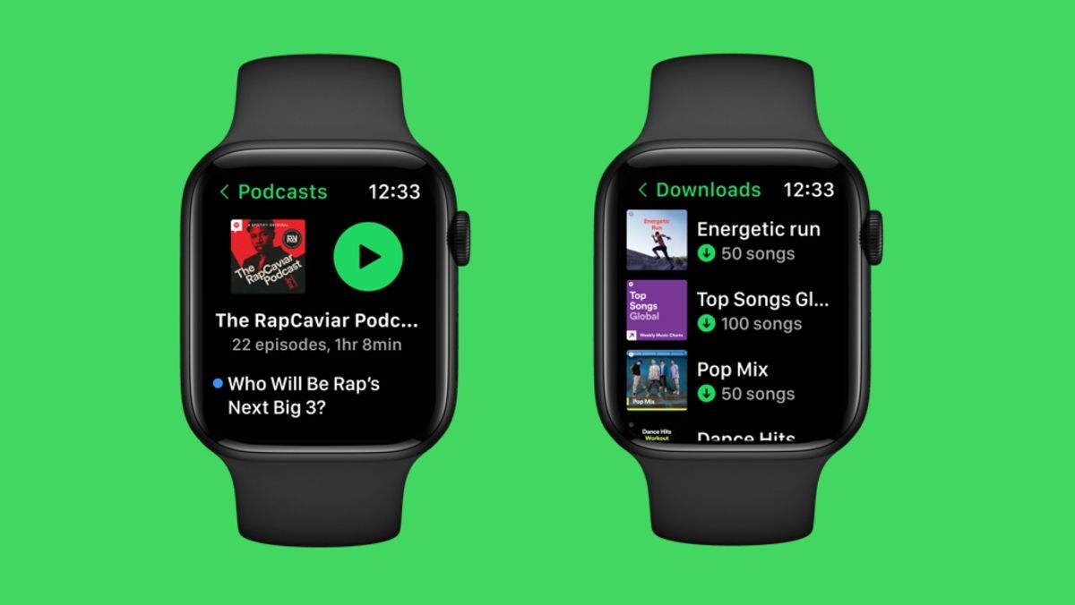 Spotify llança una app completament nova per a l'Apple Watch