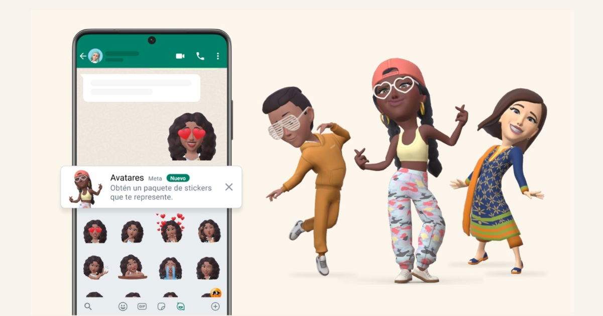 WhatsApp s'actualitza amb nous avatars personalitzats