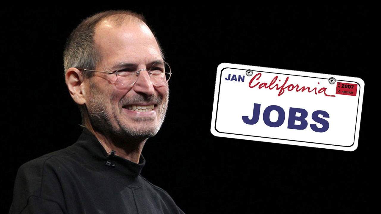 Steve Jobs es negava a posar matrícula al seu cotxe (i el millor de tot és que era legal)