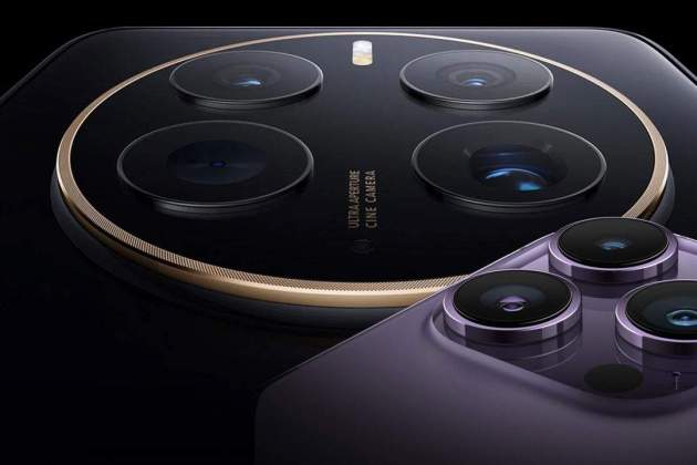 Lents de càmera del Huawei Mate 50 Pro i del iPhone 14 Pro.
