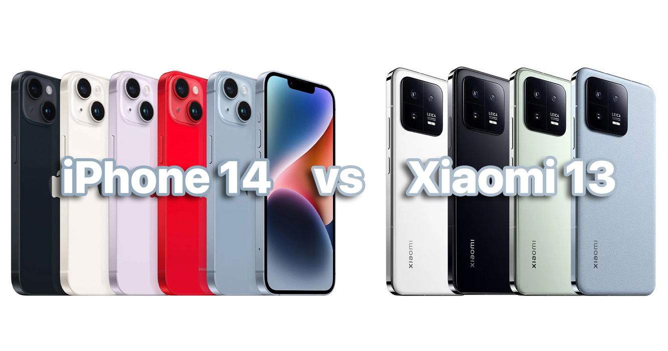 iPhone 14 vs Xiaomi 13: muy parecidos en diseño pero con grandes diferencias