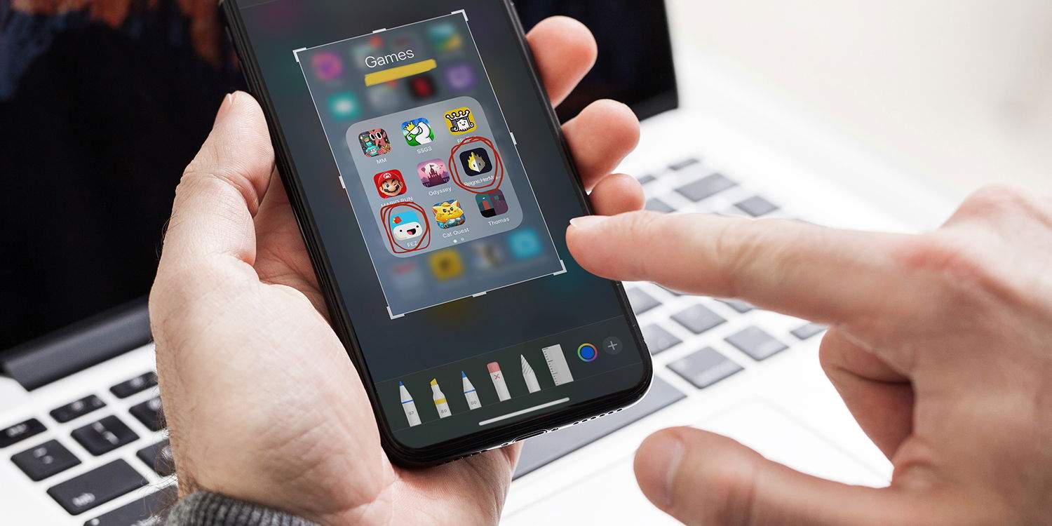 Com funciona l'eina d'edició de captures d'iOS 16