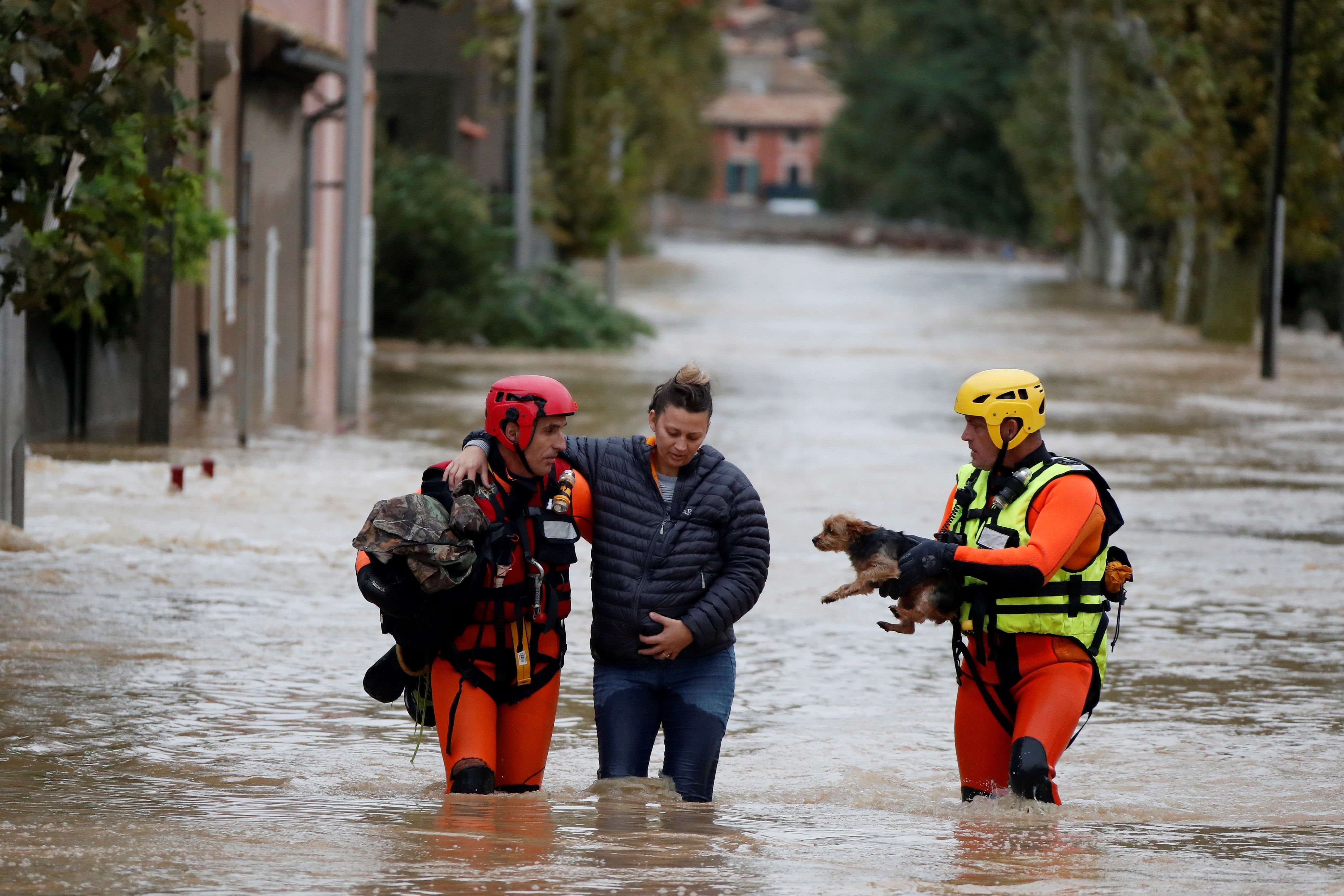 L'huracà Leslie causa onze morts a Carcassona