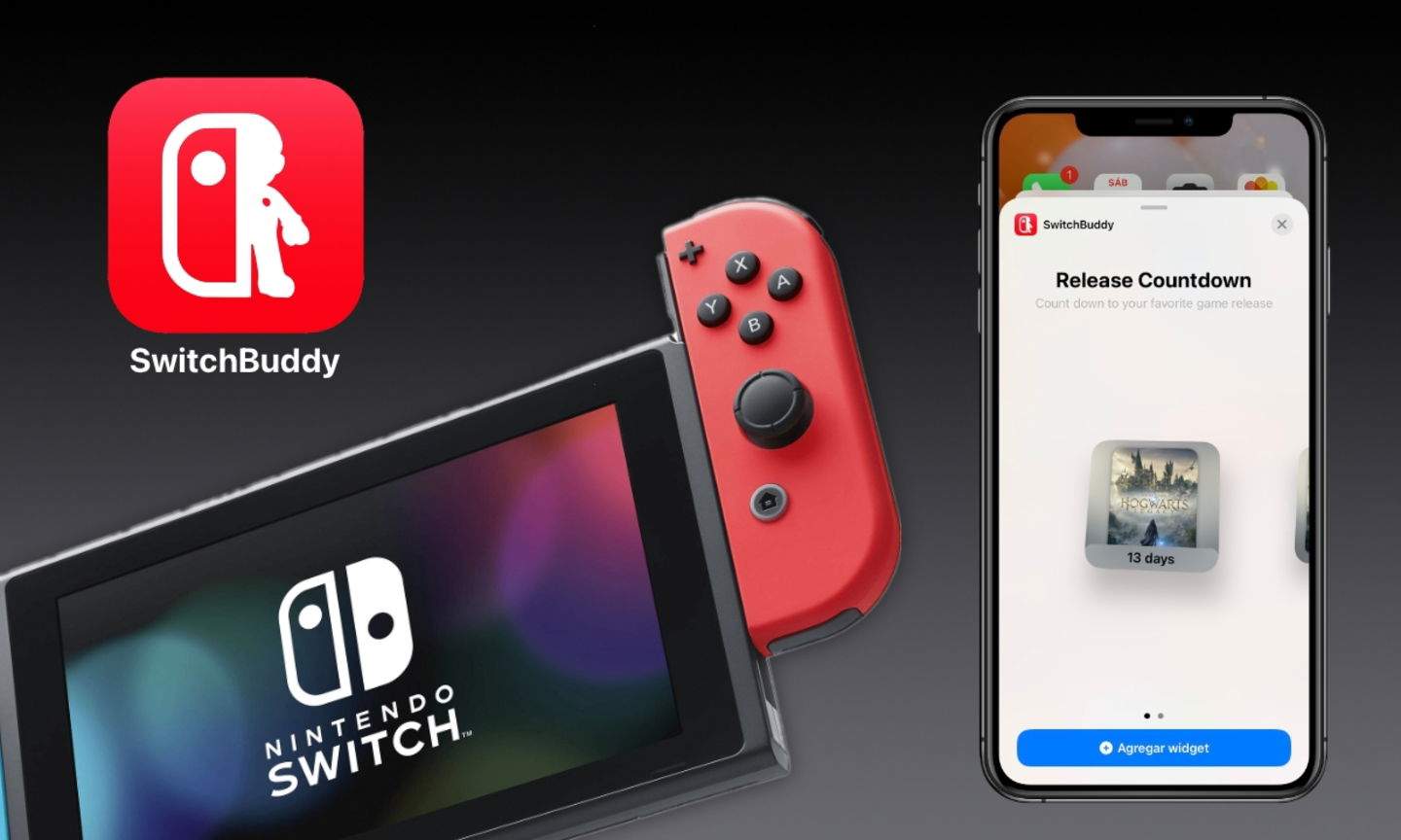 Amb aquesta app pots crear widgets amb un compte enrere per a l'estrena de nous videojocs
