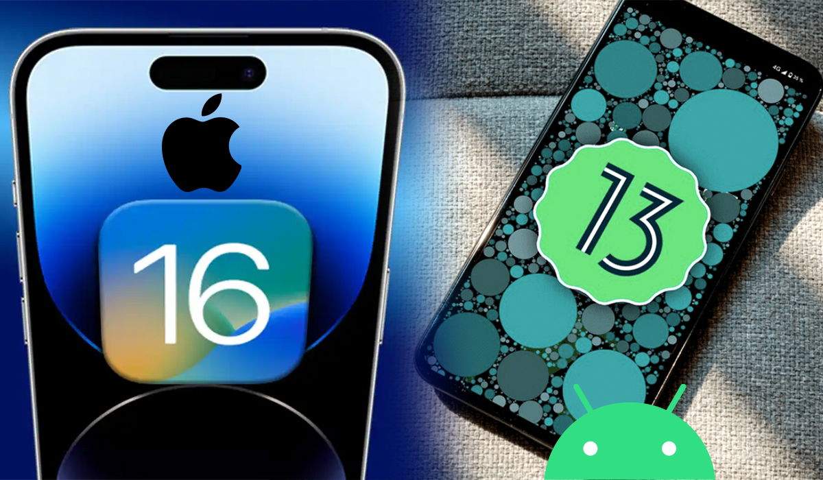 Android 13 està instal·lat en el 5% dels telèfons intel·ligents, mentre iOS 16 en un 74%