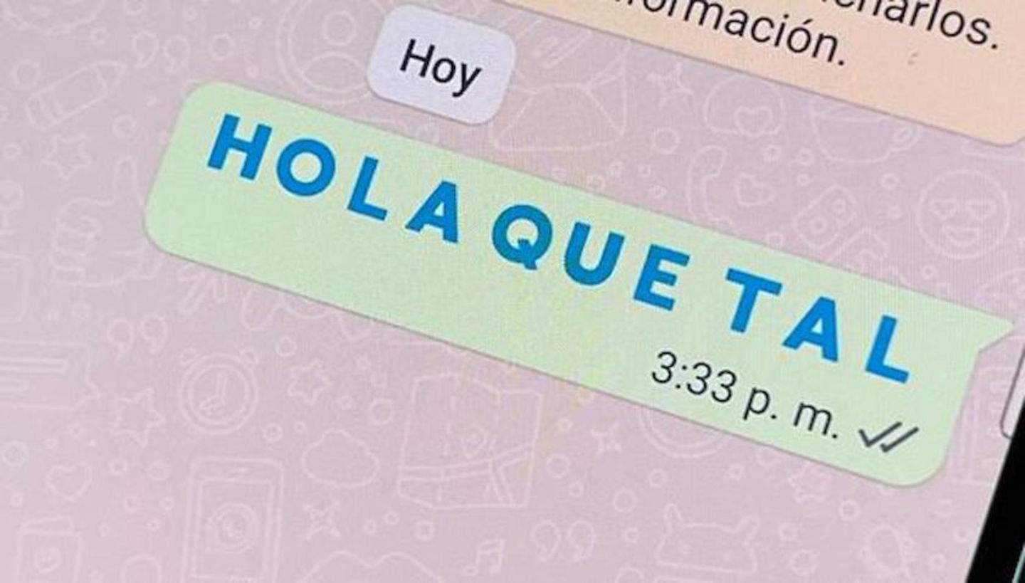 Cómo escribir con letras de colores en WhatsApp con tu iPhone