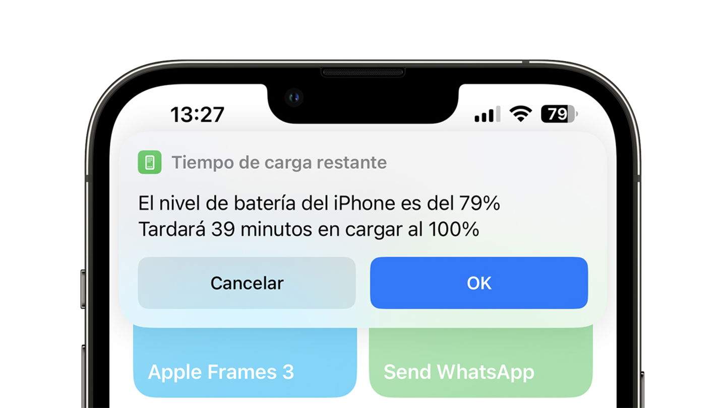 Cómo saber cuánto tiempo tardará el iPhone en cargarse al 100%