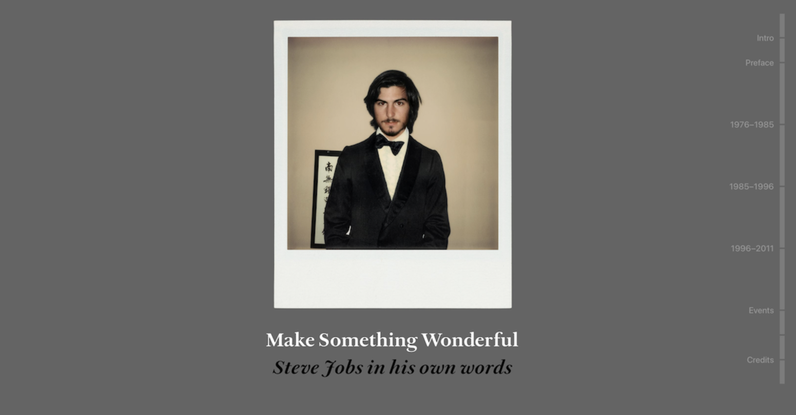 Ja pots descarregar (gratis) el nou llibre de Steve Jobs Archive