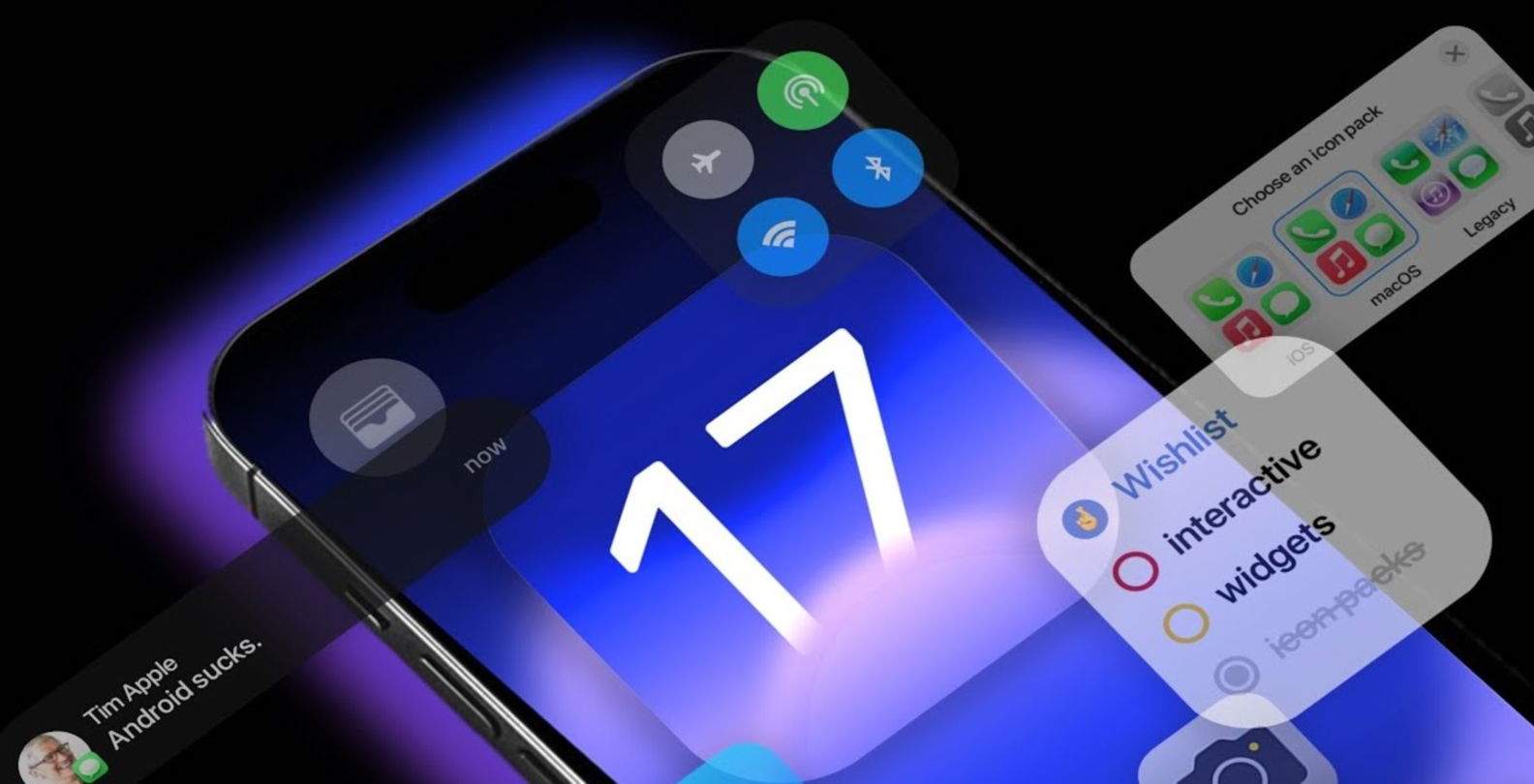 El Centre de Control d'iOS 17 rebrà el redisseny més gran de la història