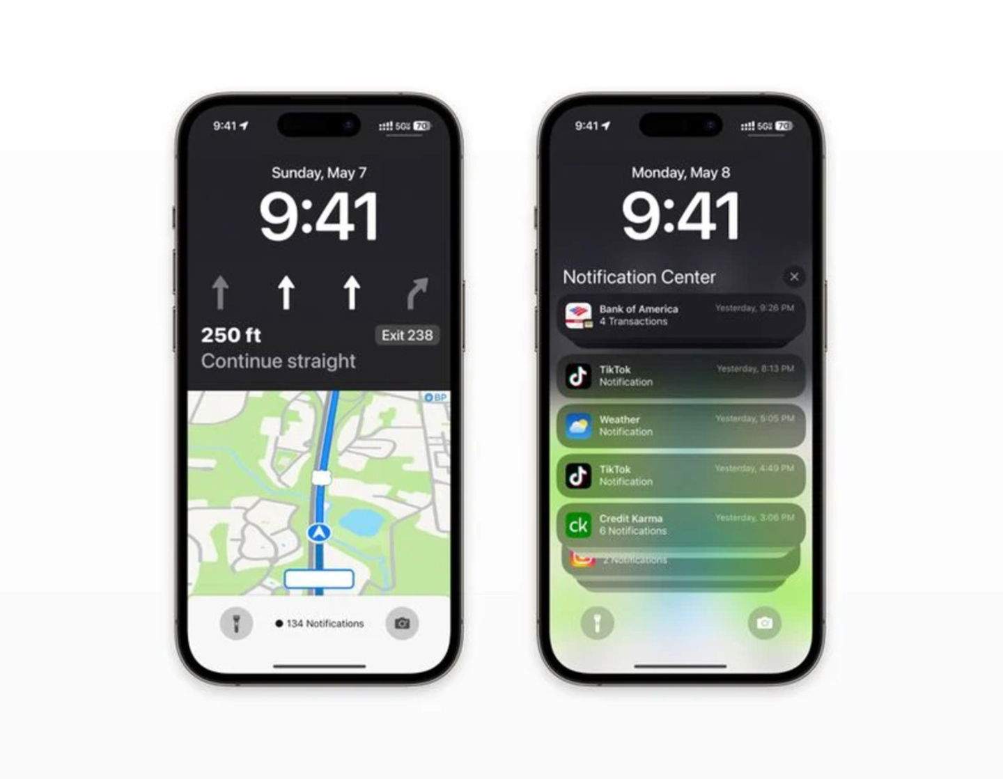 iOS 17 podria incloure Apple Maps a la pantalla de bloqueig de l'iPhone