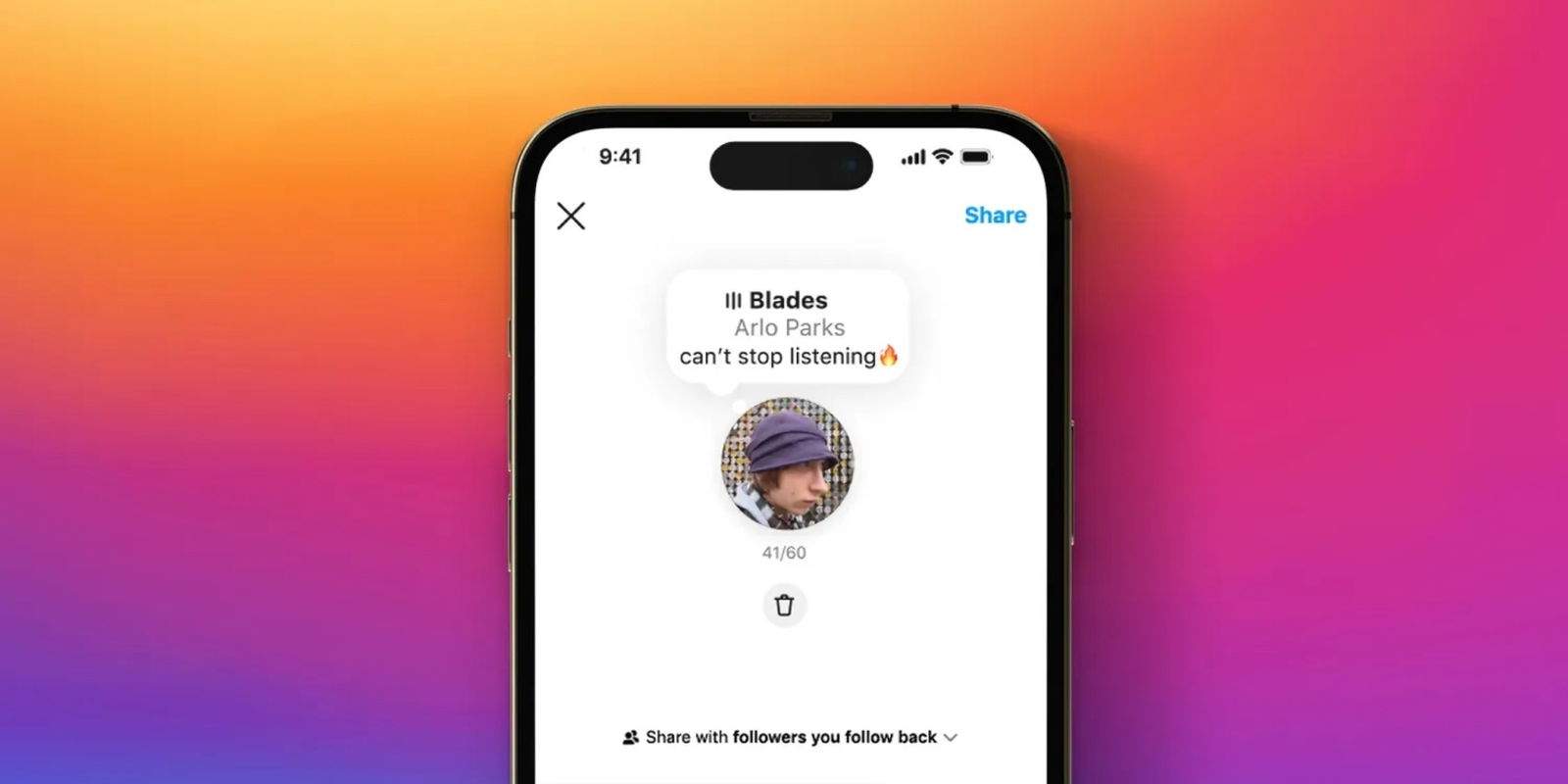 Instagram se convierte en el nuevo MSN Messenger con música en sus notas