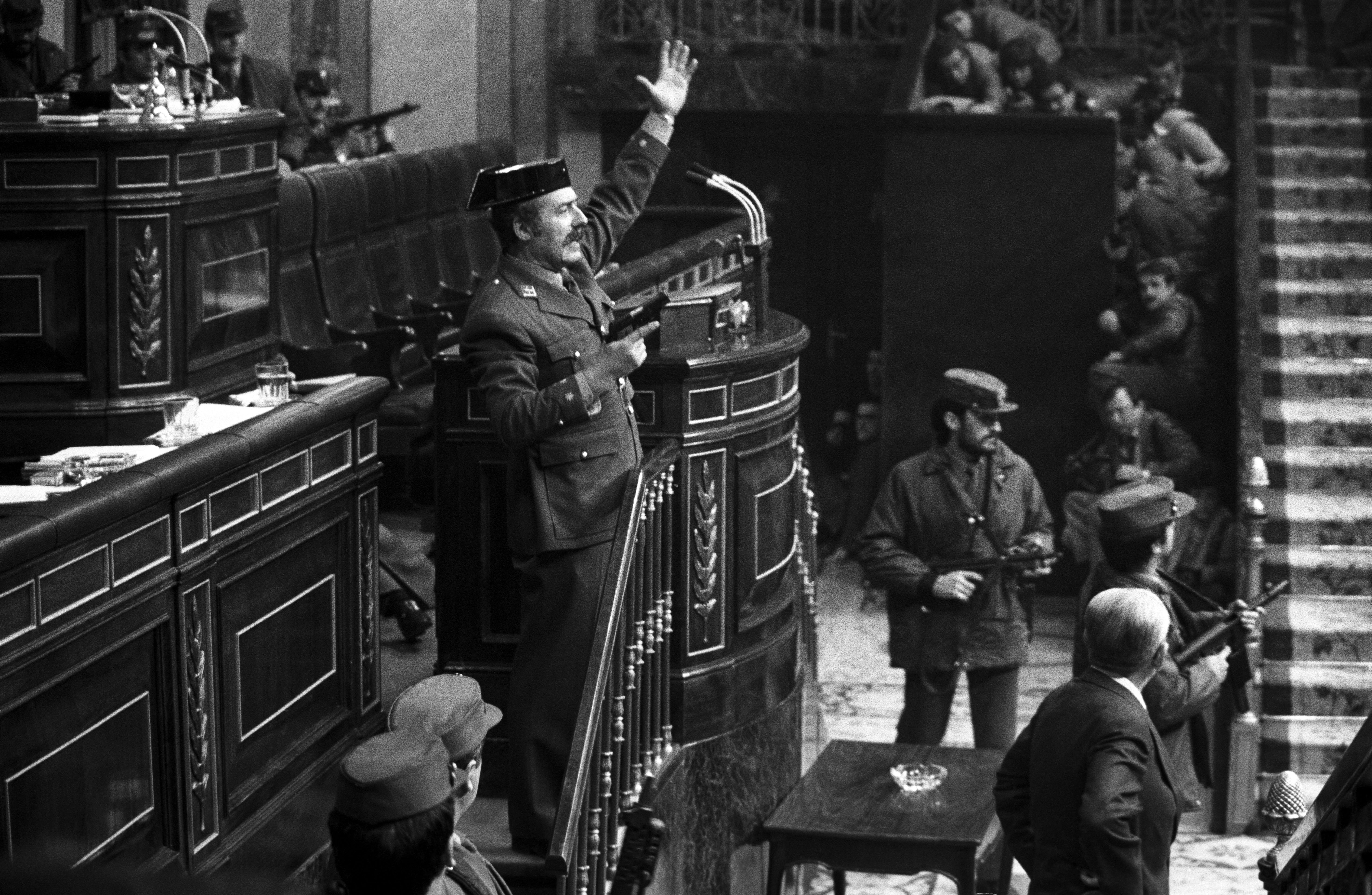 El colpista Tejero, present en un acte de la Guàrdia Civil a un poble de Màlaga