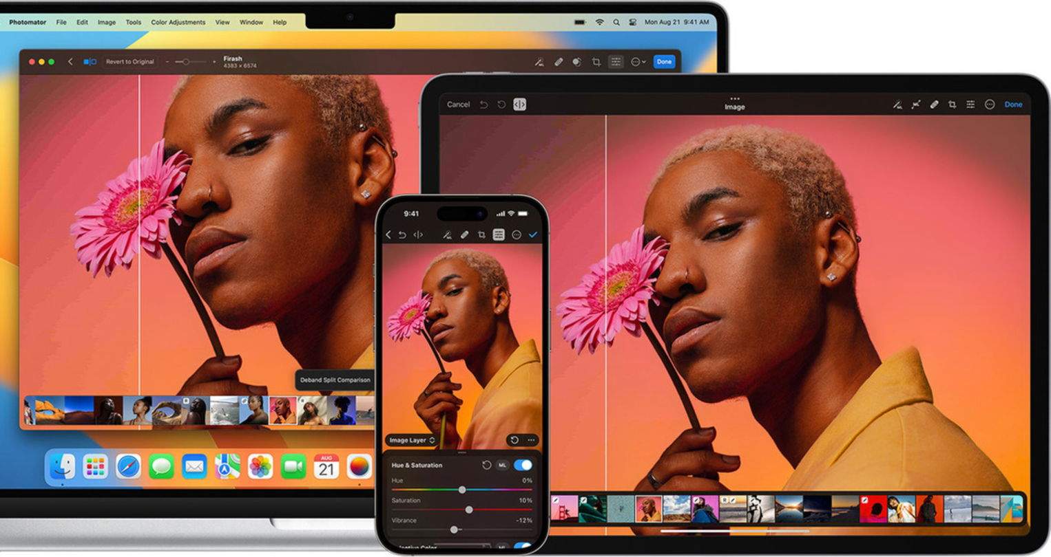 Photomator s'actualitza amb una de les funcions més potents de Pixelmator a l'iPhone, l'iPad i el Mac