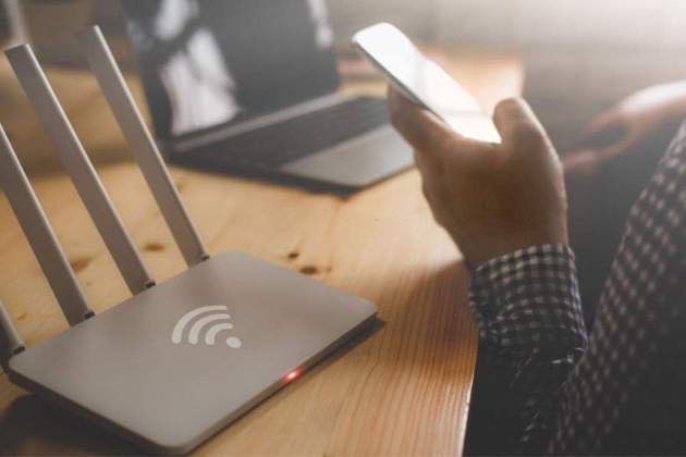 Imagen de archivo de un router
