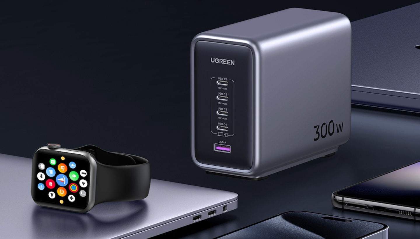 UGREEN Nexode 300W: un potente cargador con 140 W y carga rápida, 35% de descuento para Buen Fin