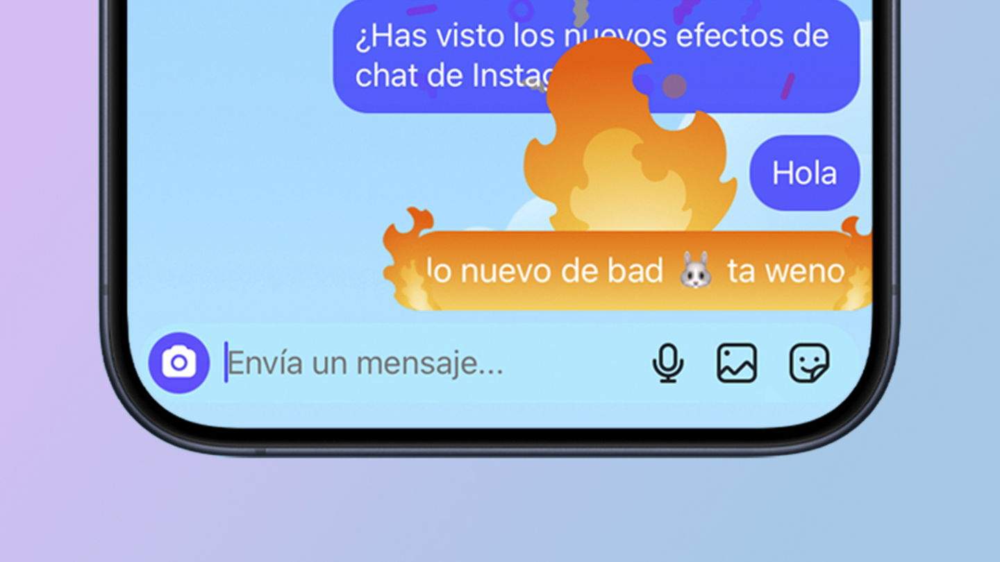 Cómo usar los nuevos efectos de chat de Instagram en tu iPhone