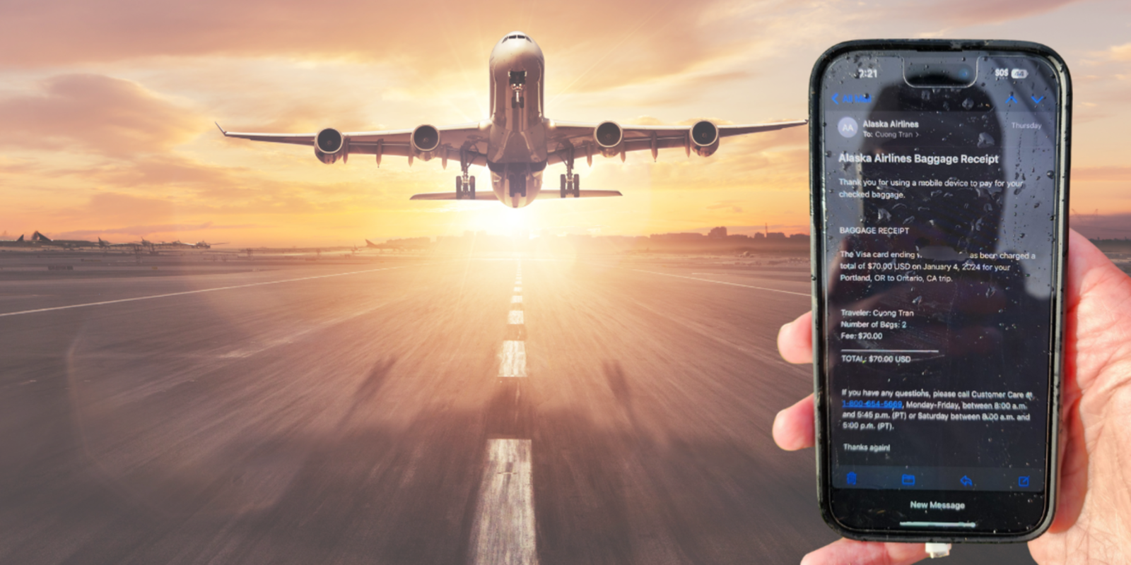 Troba un iPhone que va sobreviure a una caiguda des d'un avió