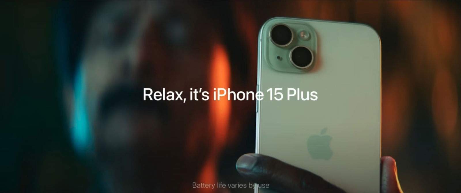 Apple presume de batería en su último vídeo del iPhone 15 Plus