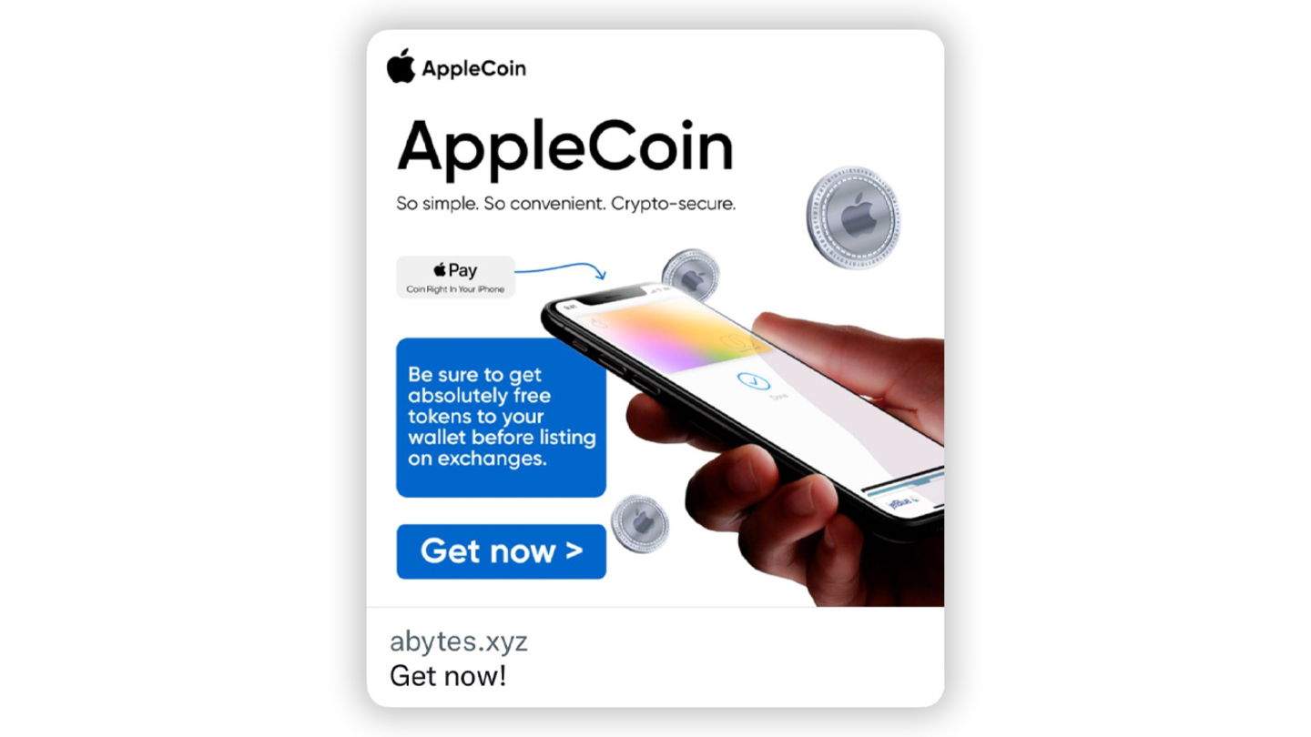 'AppleCoin', compte amb aquesta estafa que està apareixent