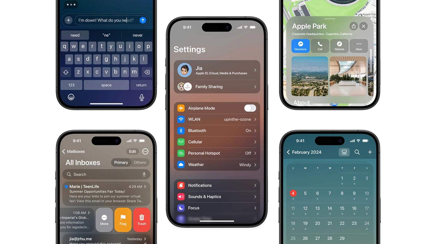 iOS 18 podría tener cambios de diseño inspirados en visionOS del Apple Vision Pro