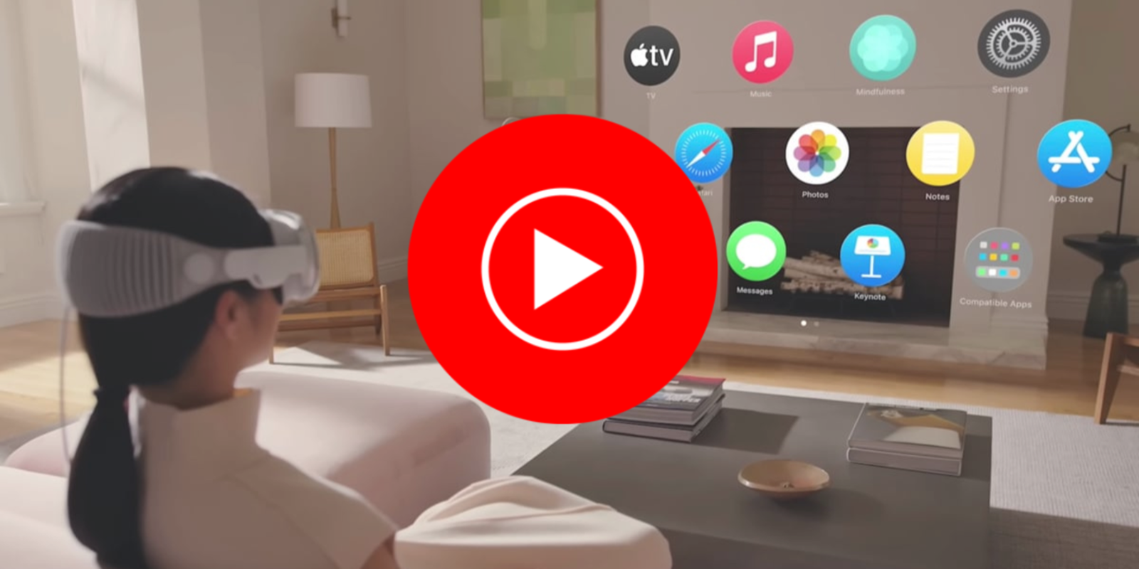 La app oficial de YouTube llegará oficialmente a Apple Vision Pro