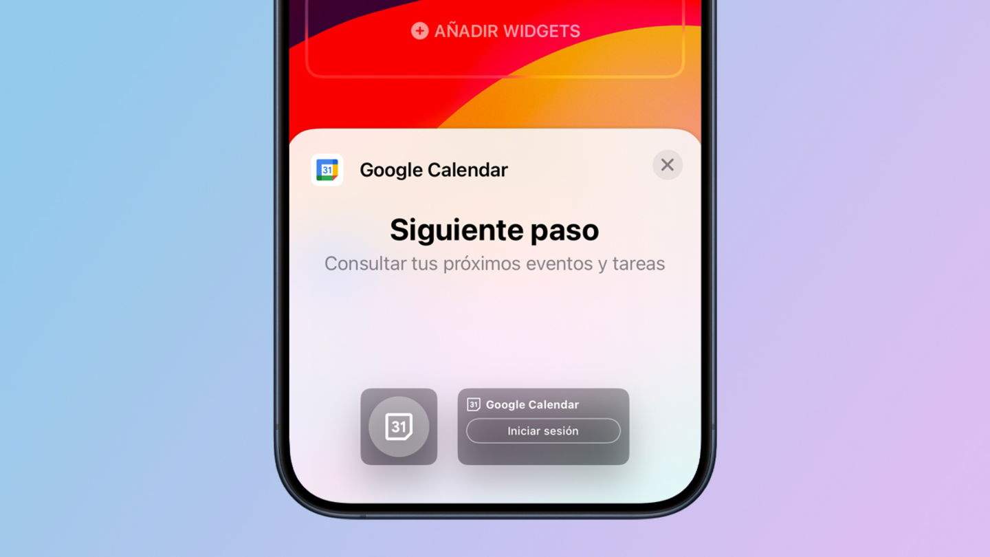Google Calendar s'actualitza oferint widgets a la pantalla de bloqueig de l'iPhone