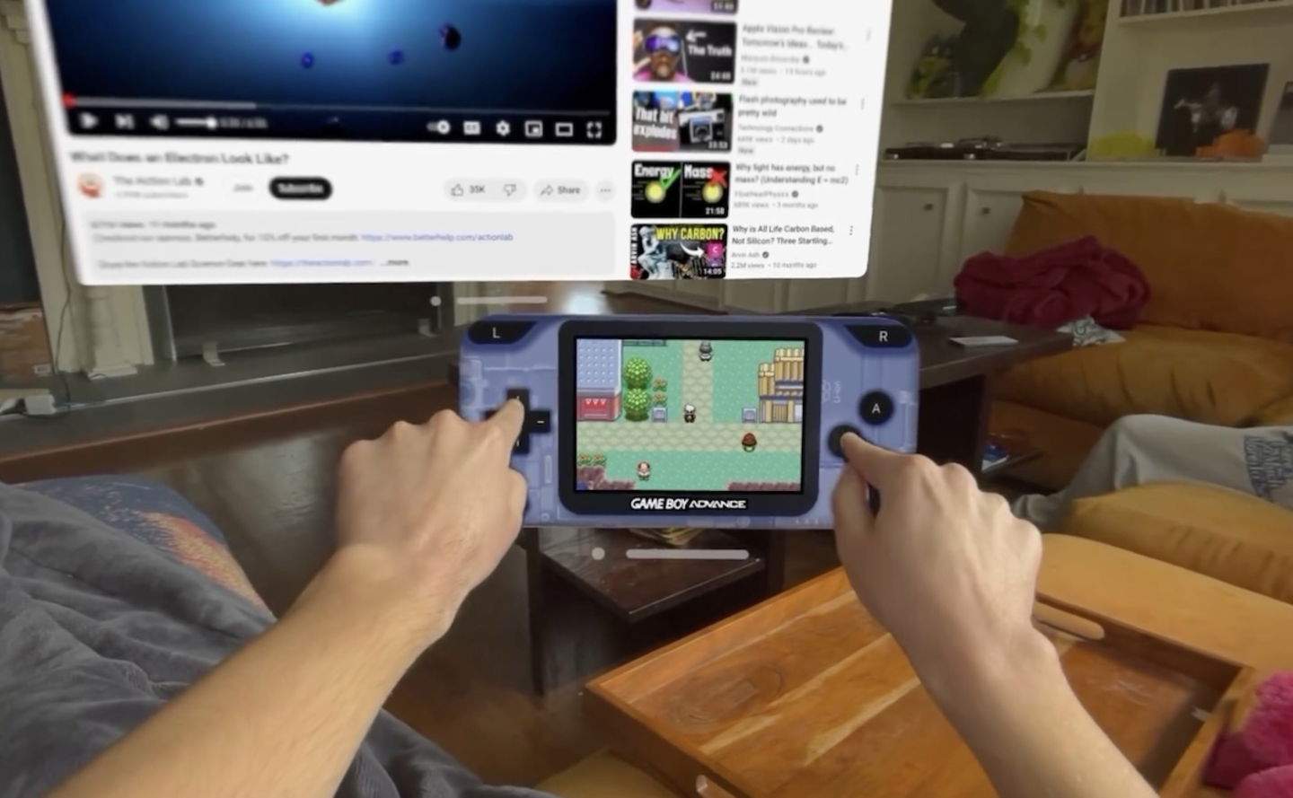 Consiguen hacer funcionar un emulador de Game Boy en las Vision Pro