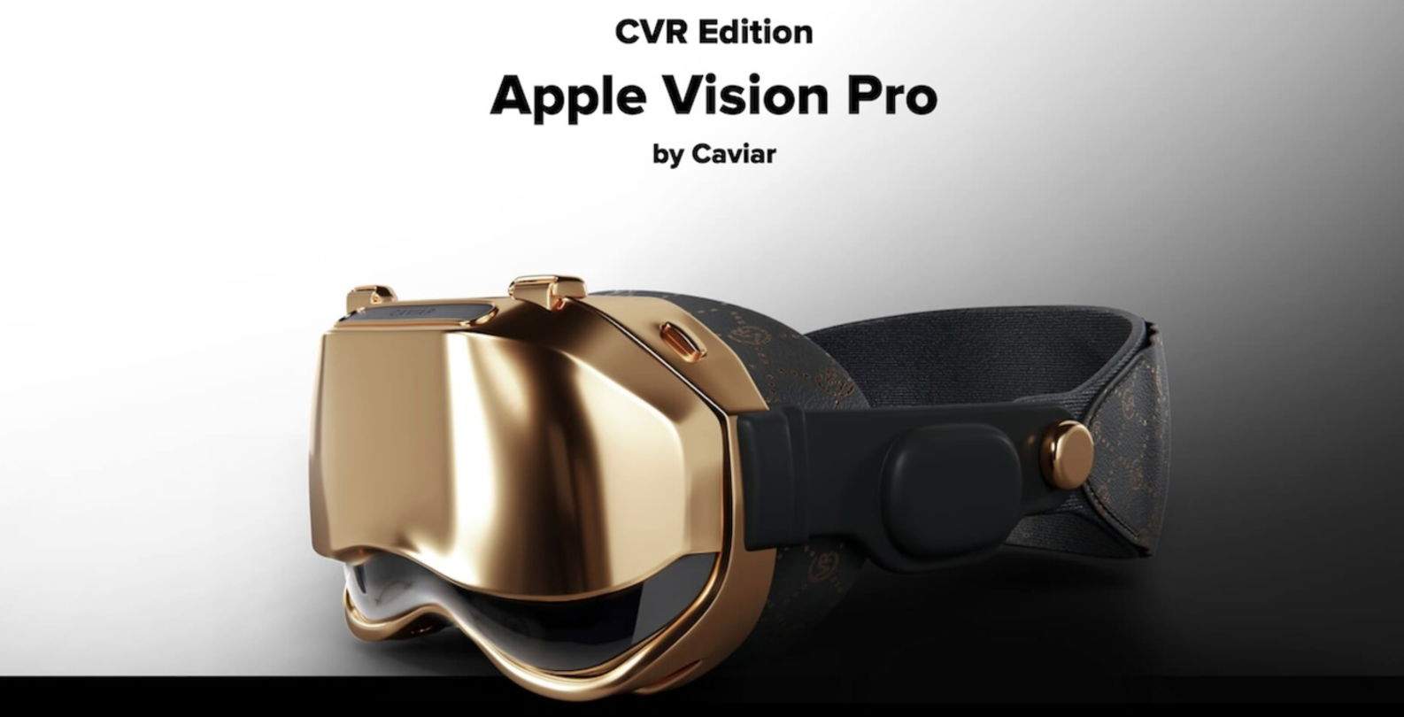 Este Apple Vision Pro de oro cuesta más de 40.000 dólares