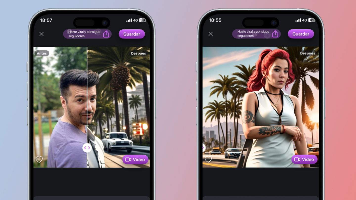 Crea les teves pròpies selfies de GTA amb aquesta app d'intel·ligència artificial