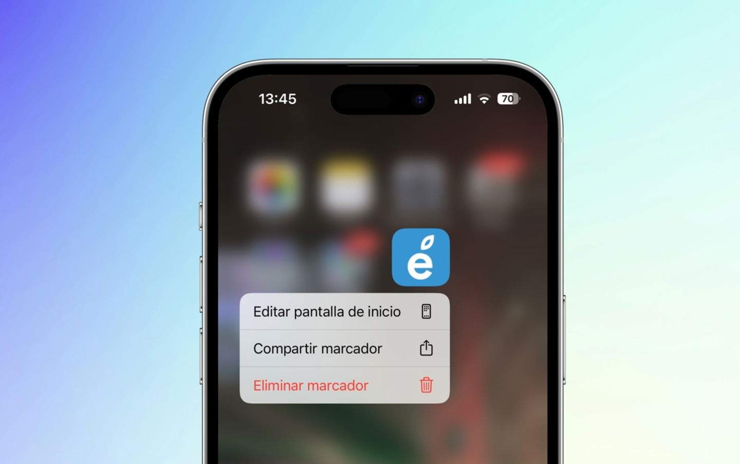 Com afegir una web a la pantalla d'inici de l'iPhone com si fos una app