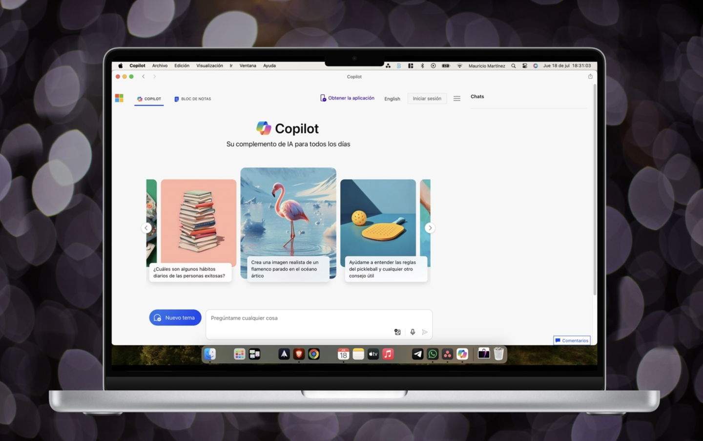 Com usar Microsoft Copilot al Mac