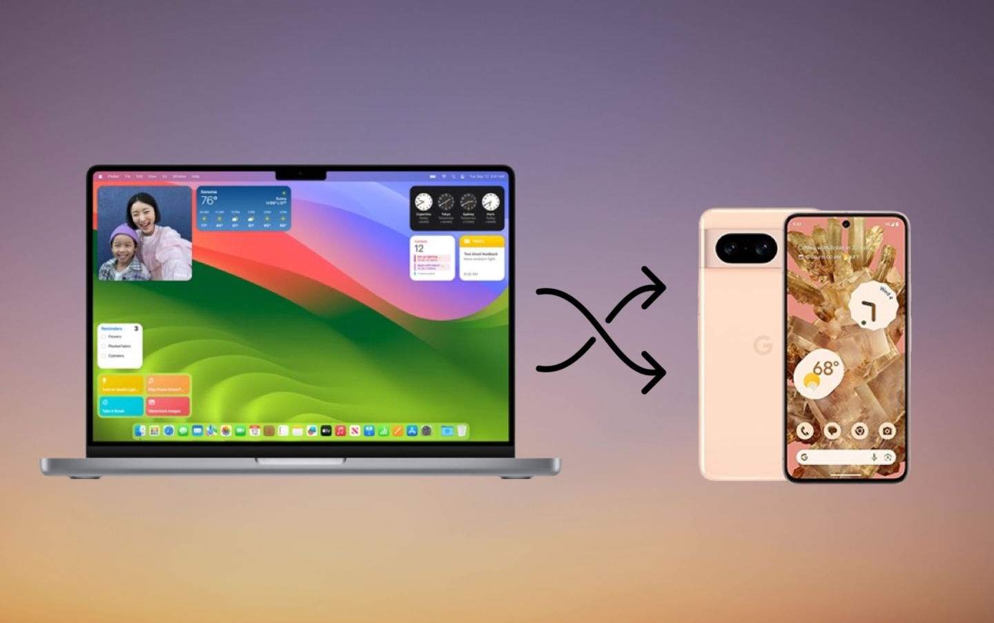 Com transferir fitxers entre un Mac i un smartphone Android