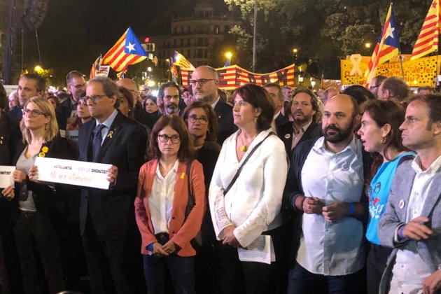 ELNACIONAL cobncentracio un any preso Jordis Barcelona Marta Lasalas