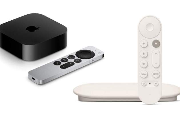 Comparamos a fondo el Apple TV 4K y el Google TV Streamer