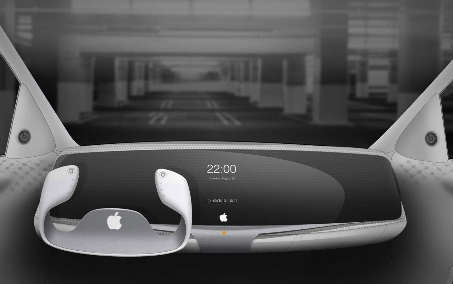 Lo que nos hemos perdido: el parabrisas del Apple Car iba a ser completamente futurista y revolucionario