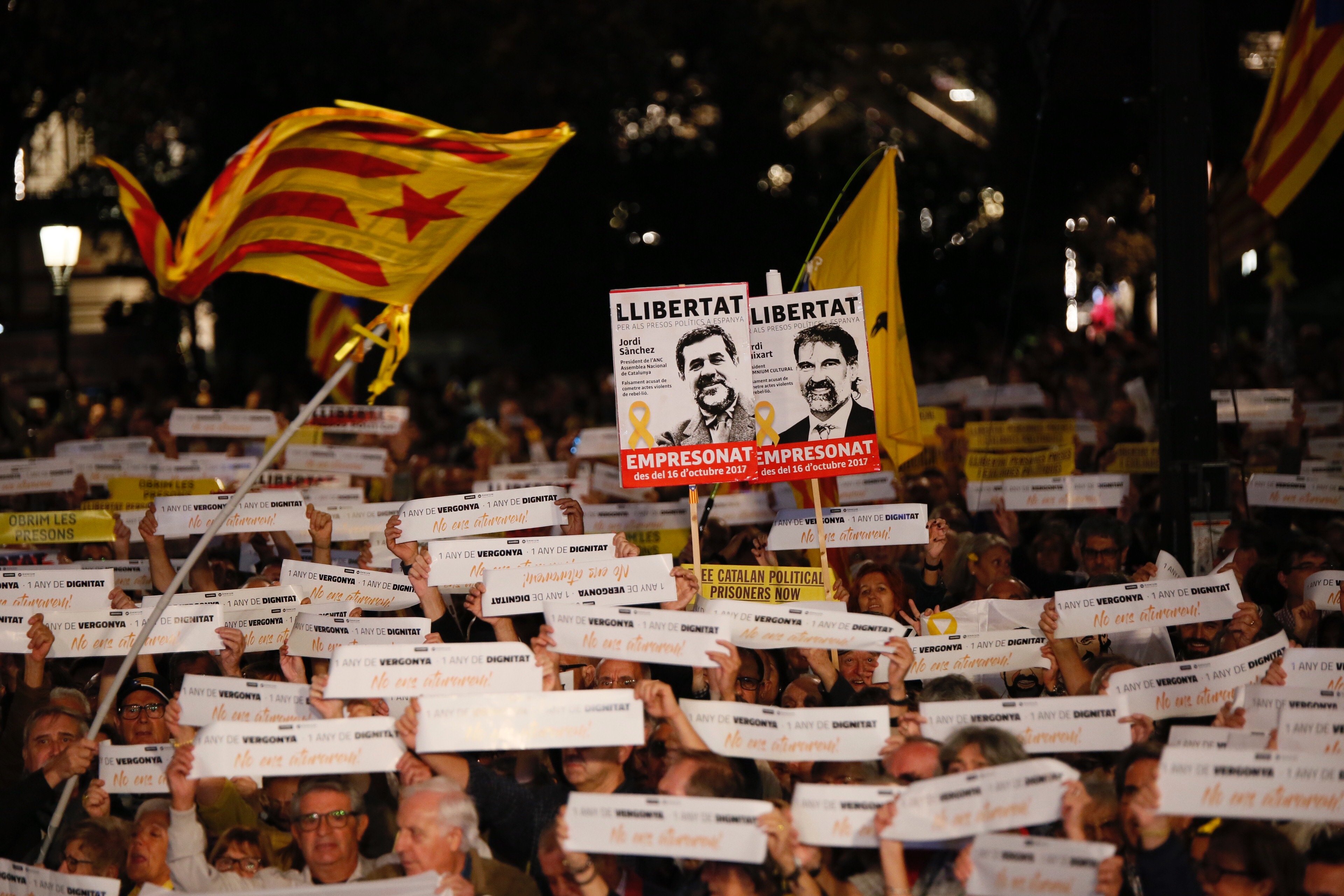 Campanya d’Acció Cultural per la llibertat dels “Jordis” amb la participació de Llach