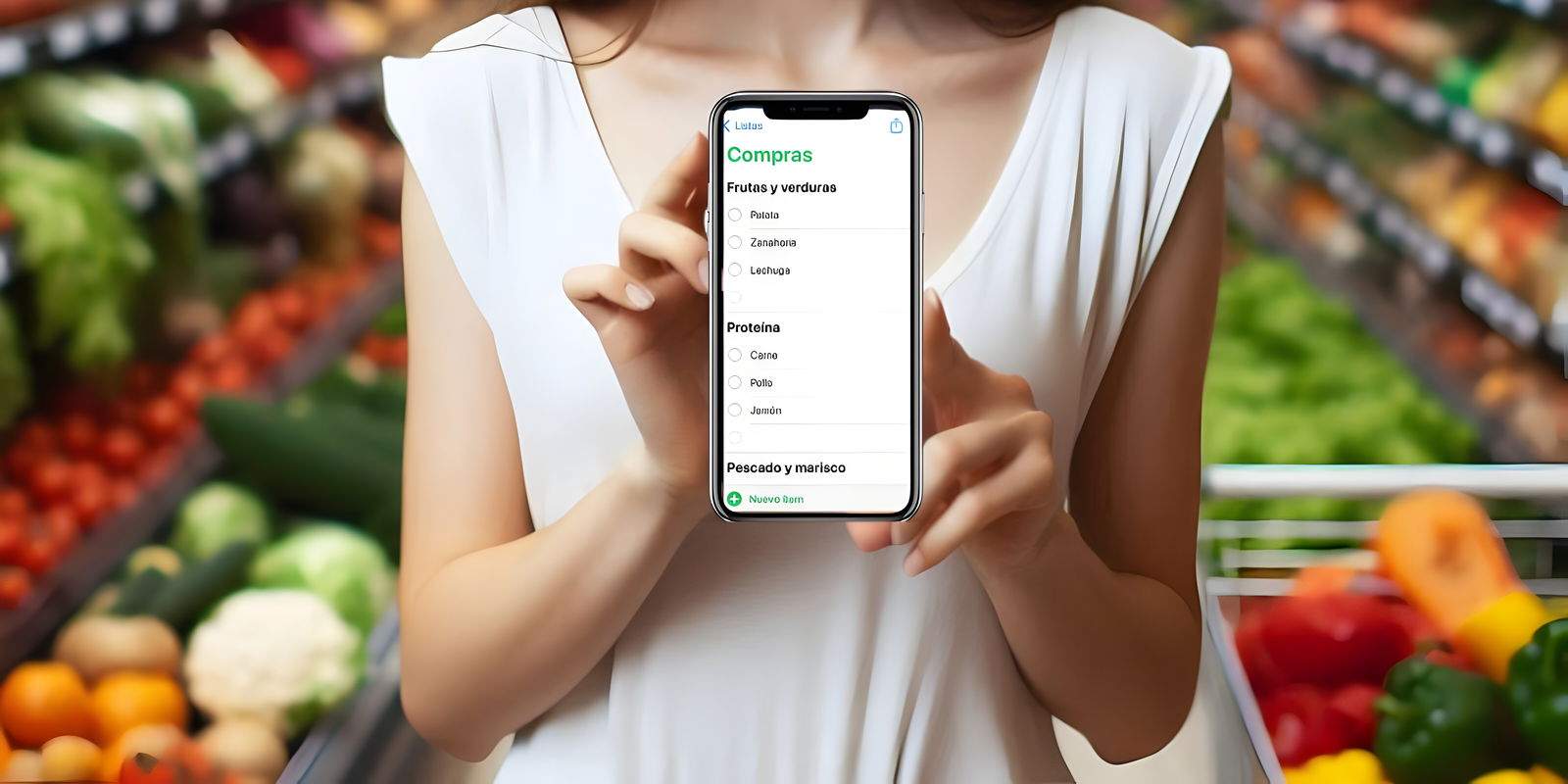 Cómo crear una lista de la compra familiar y compartida desde el iPhone