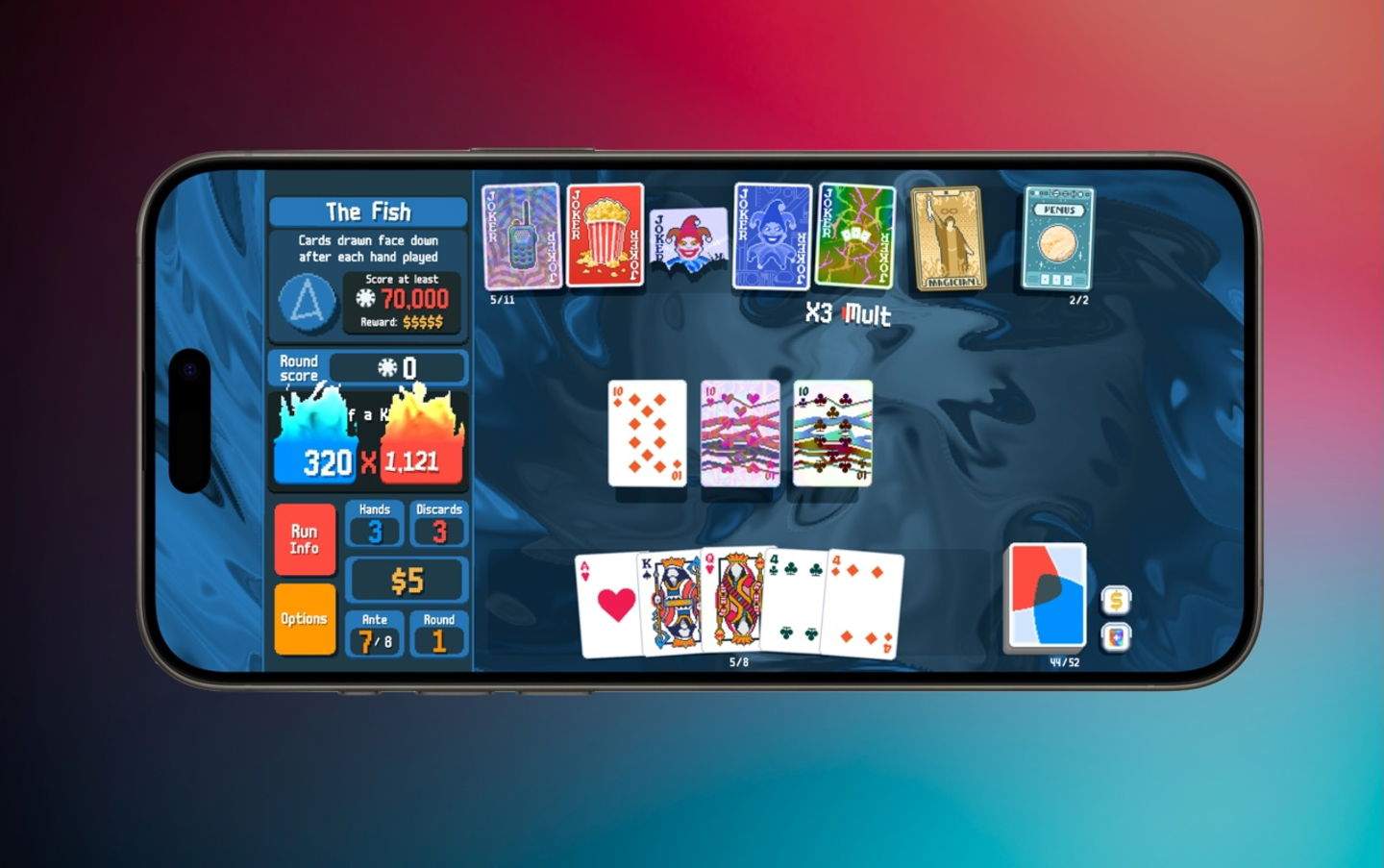 Compte perquè aquest nou joc per a iPhone és addictiu: així és Balatro+