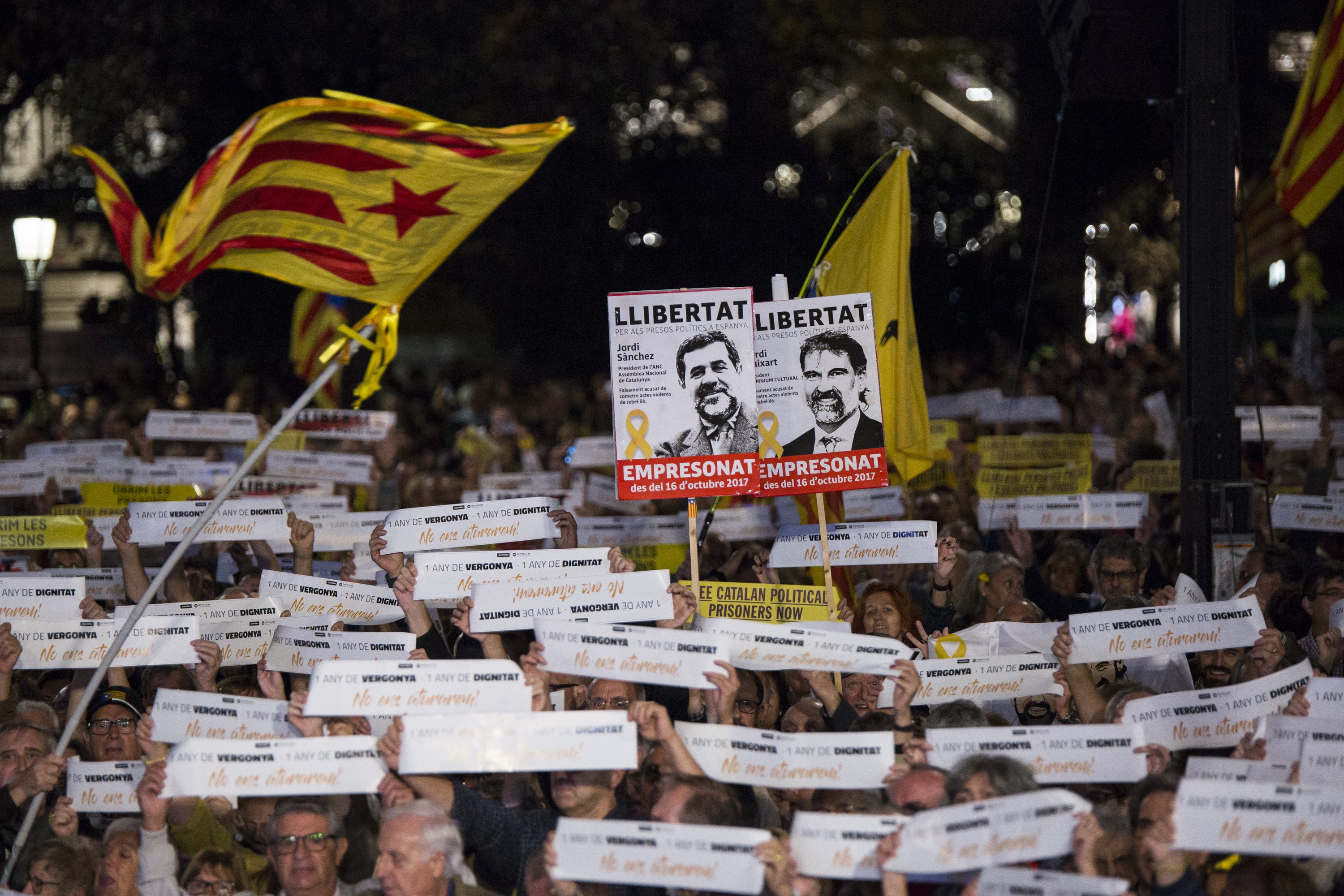 Document: El missatge de Jordi Sànchez contra la violència el 21-D