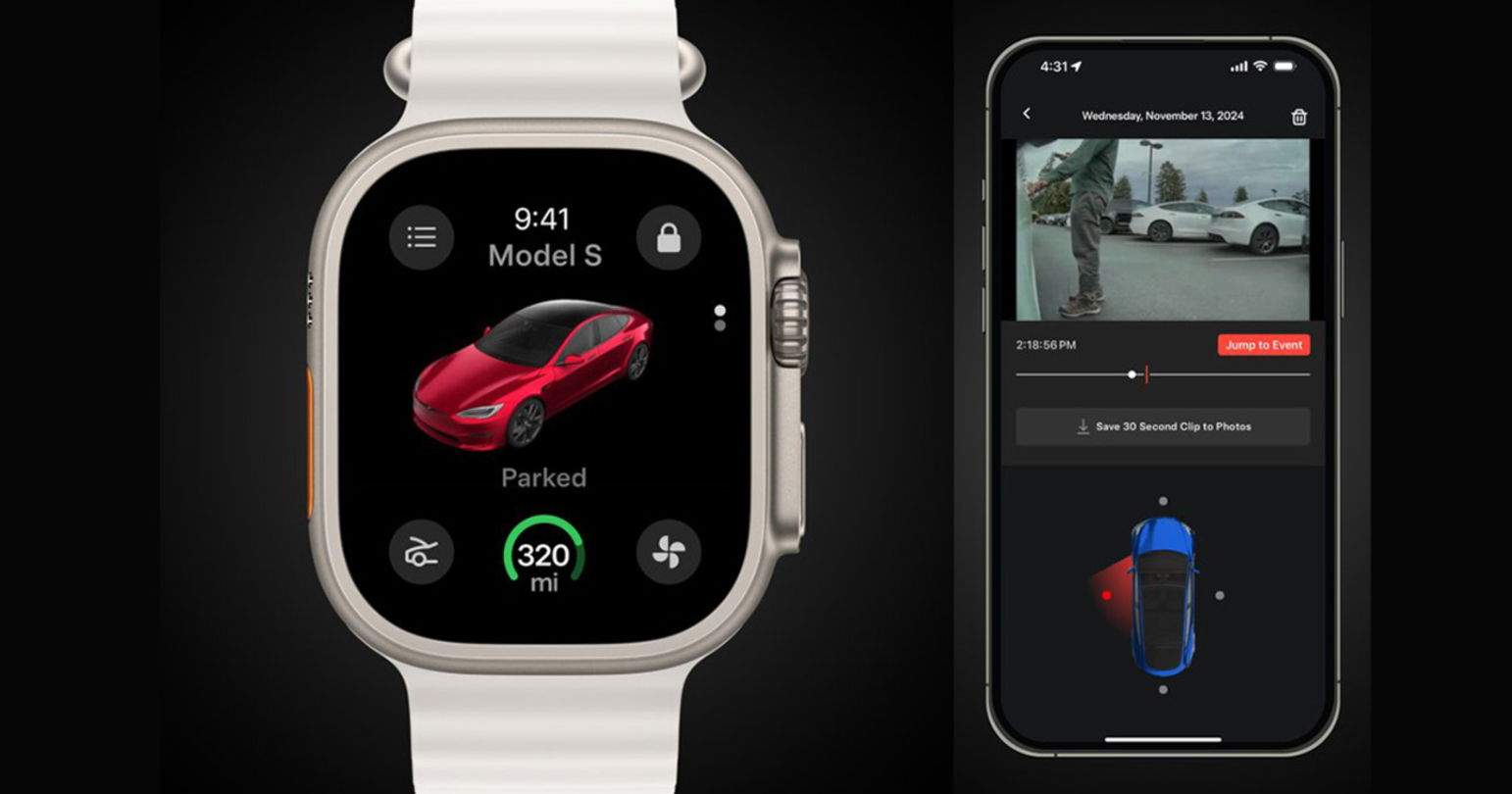 Tesla hace oficial su app para el Apple Watch