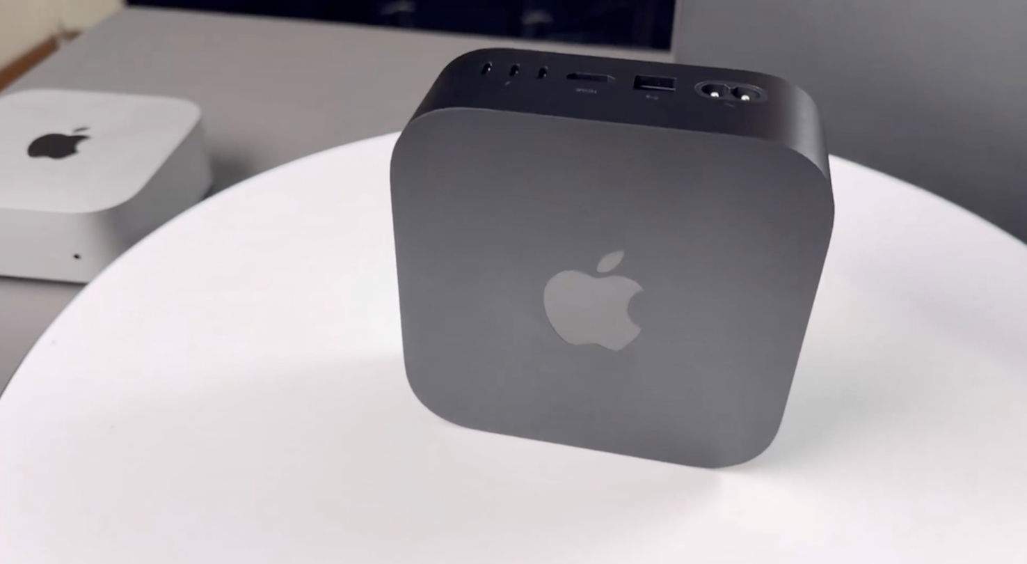 Així d'espectacular llueix un Mac mini M4 en color gris espacial que no pots comprar
