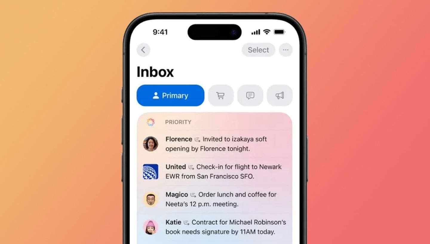 El redisseny de Mail a iOS 18.2 també arribarà a l'iPad i al Mac